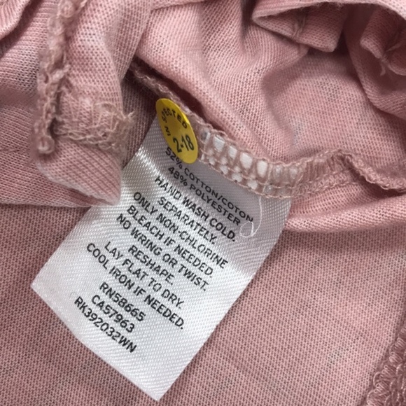 Susina Burnout Tie Hem T-Shirt - Picture 6 of 6